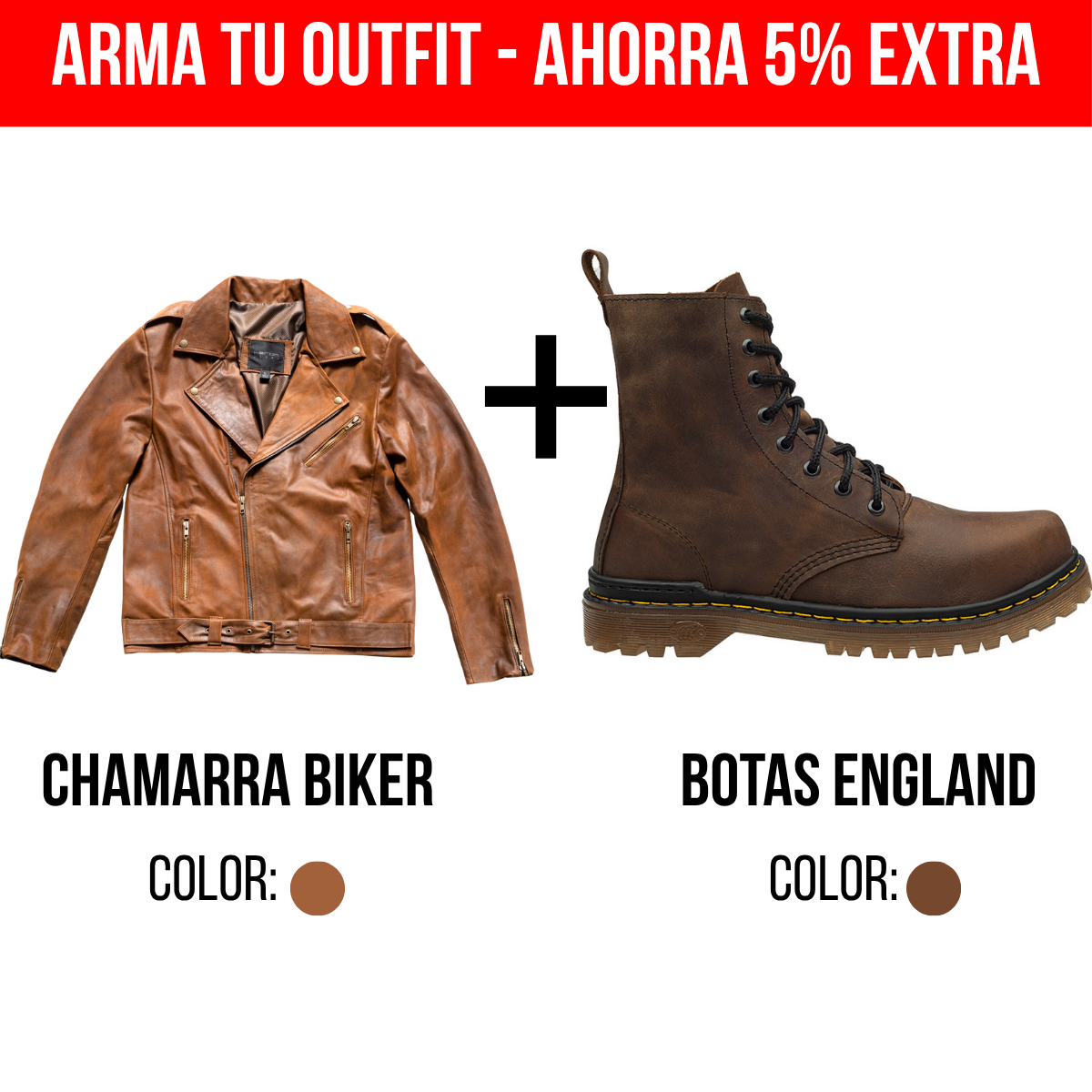 Biker Oro viejo + England Crazy