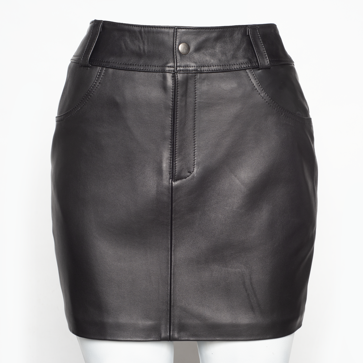 Falda de cuero Beeja