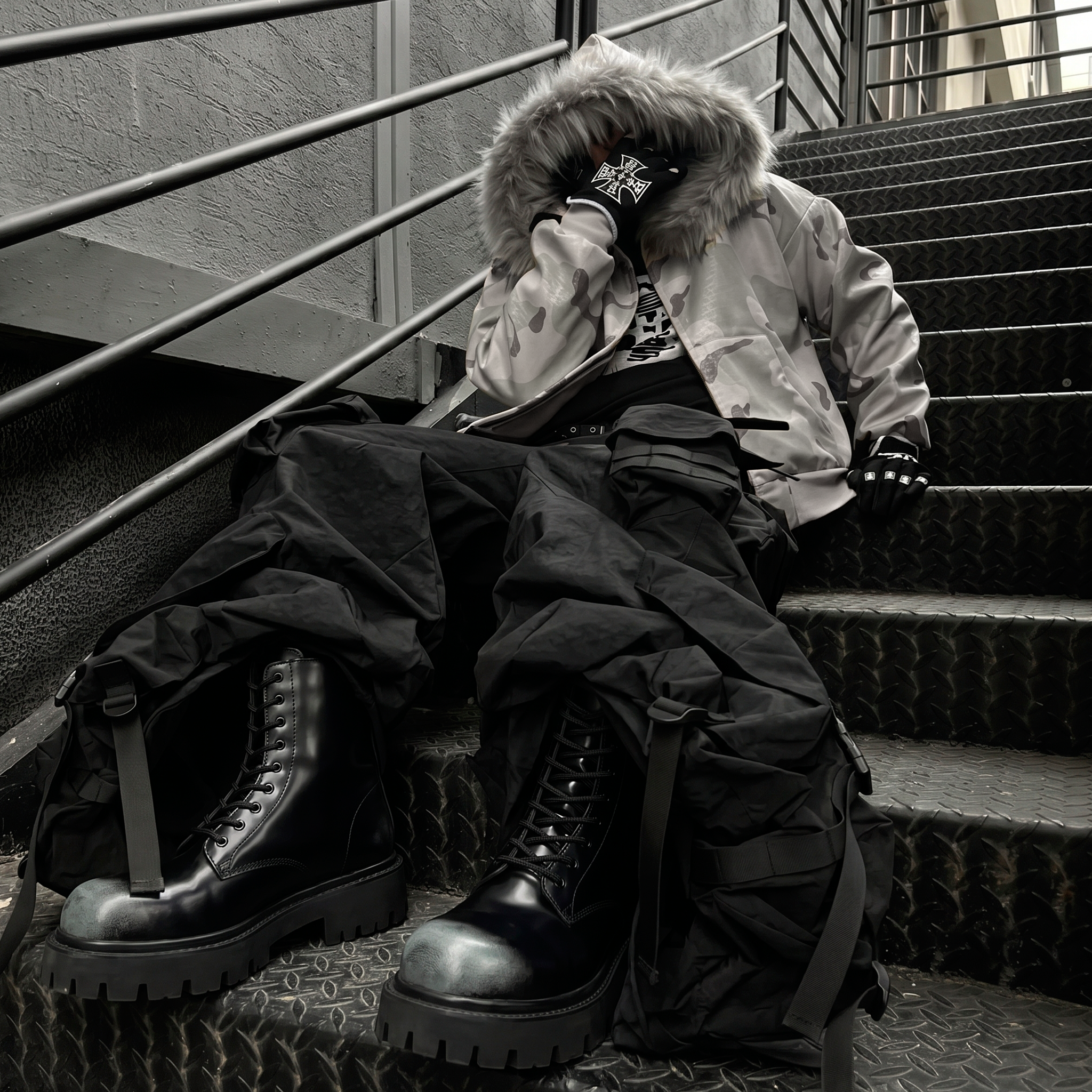 Botas Magnus Negro/Gris