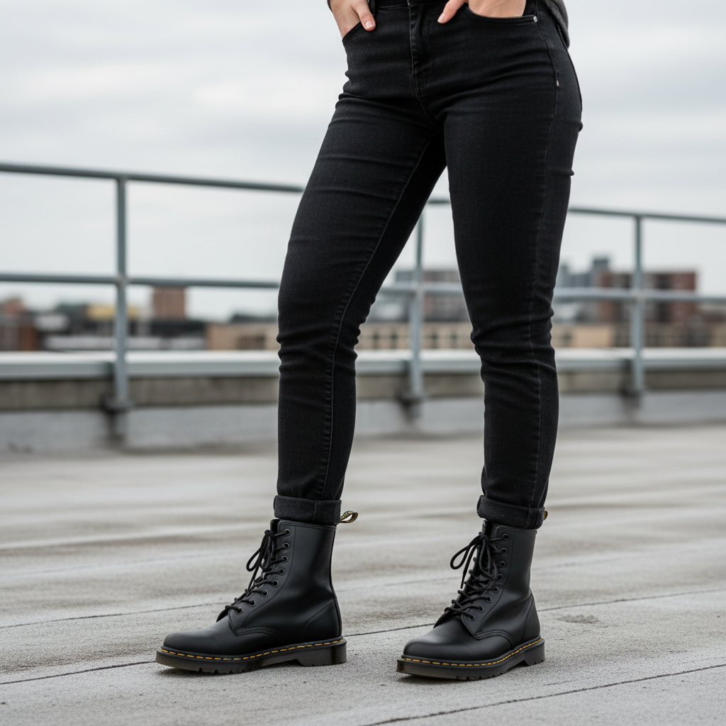 Botas England Dama Negro