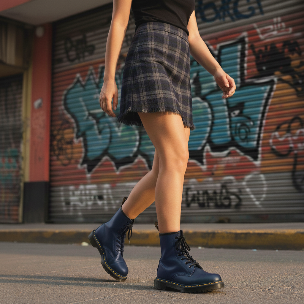 Botas England Dama Azul