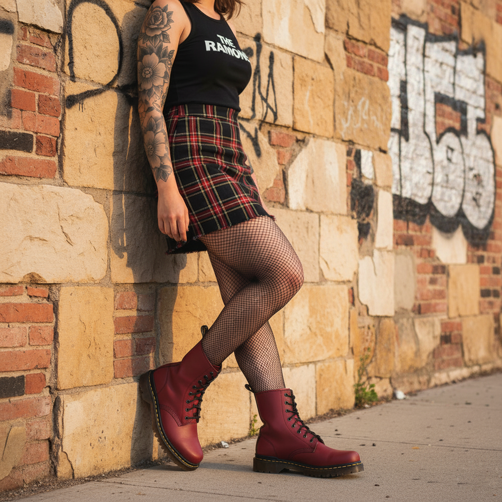 Botas England Dama Rojo