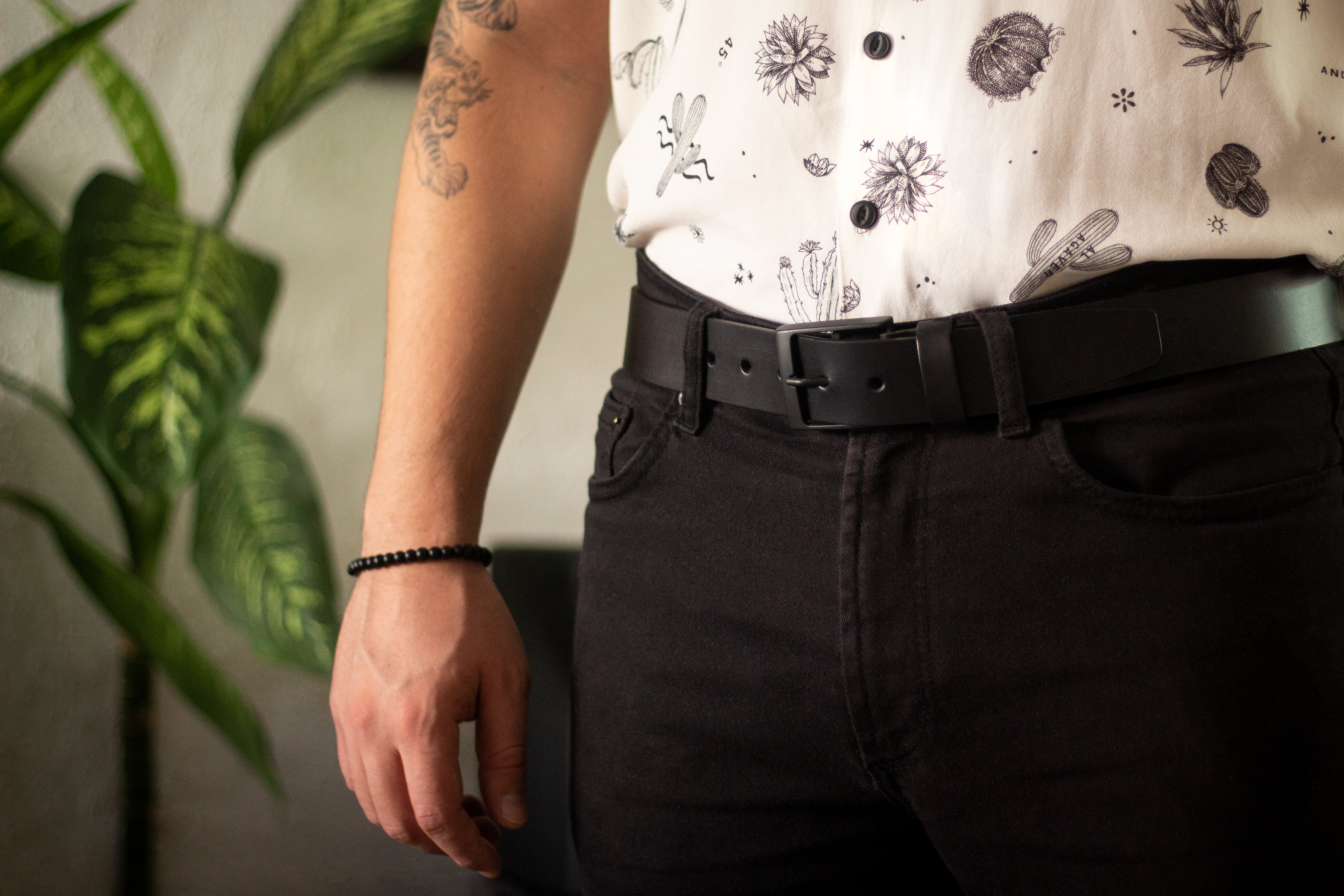 Cinturón Modelo 4000 Crazy Negro