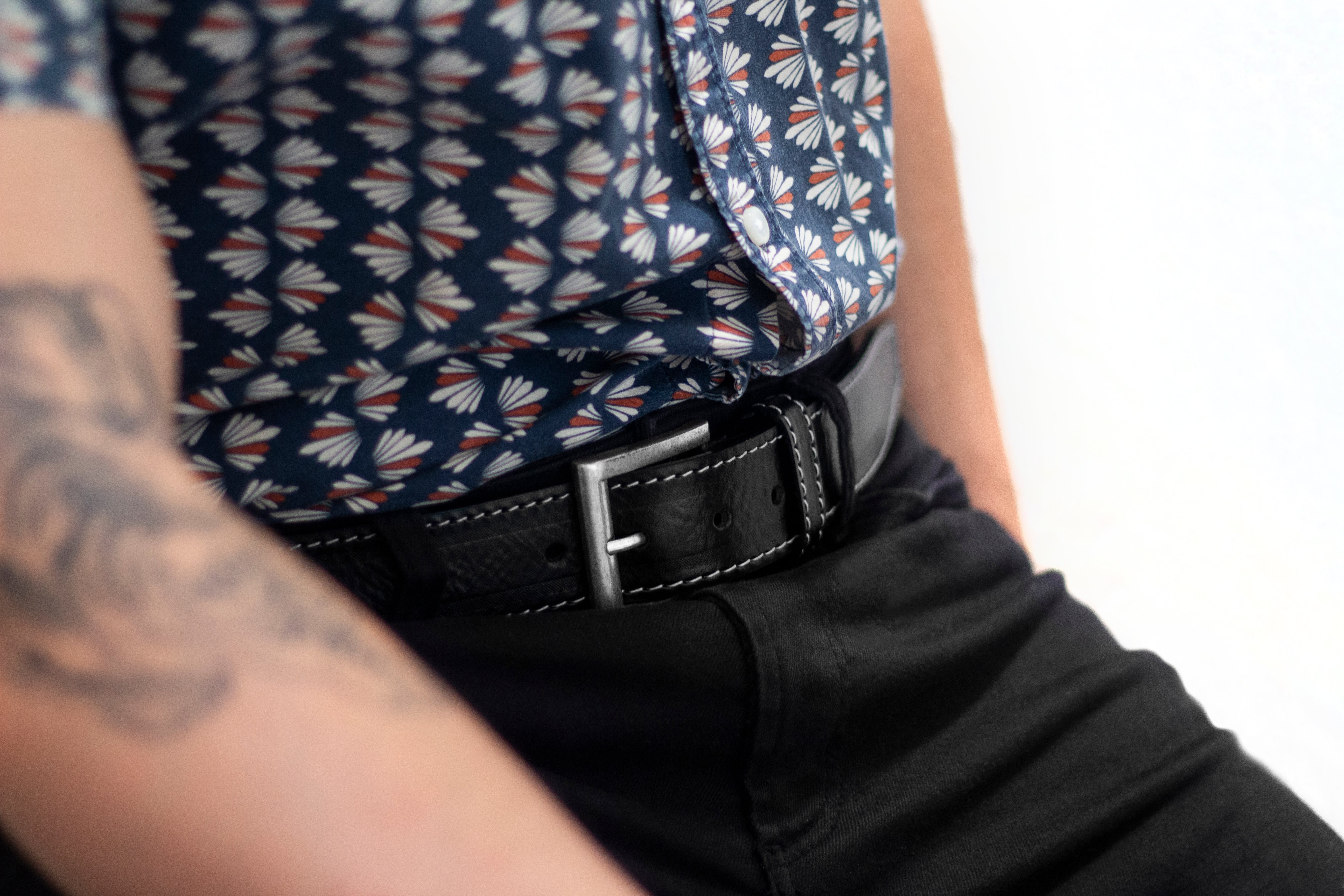 Cinturón Modelo 4023 Crazy Negro