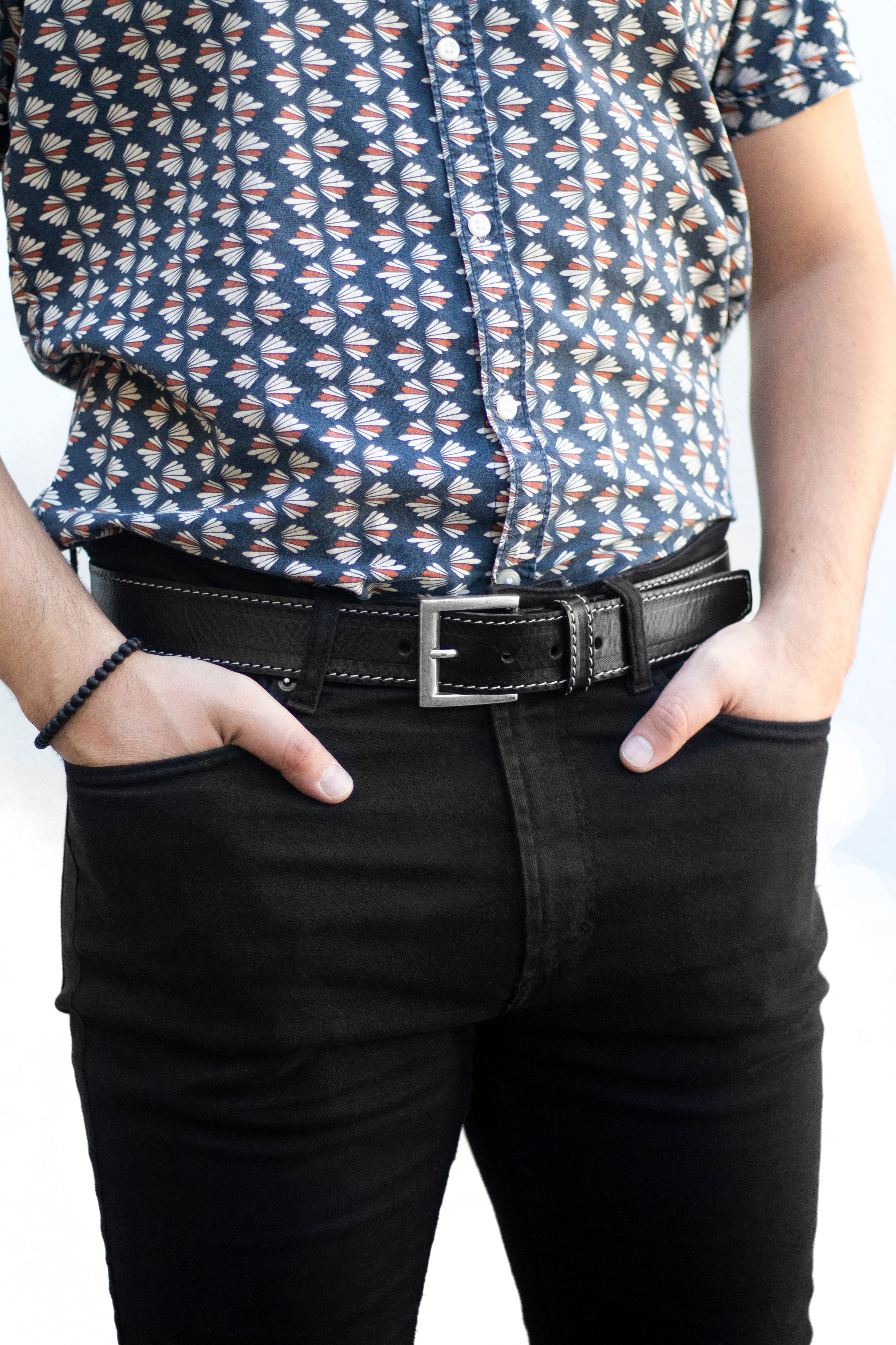 Cinturón Modelo 4023 Crazy Negro