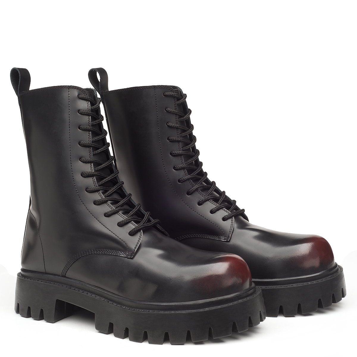 Botas Magnus Negro/Vino