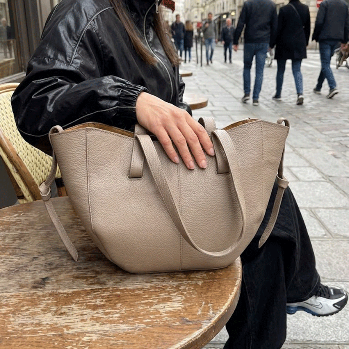 Bolso Aura taupe