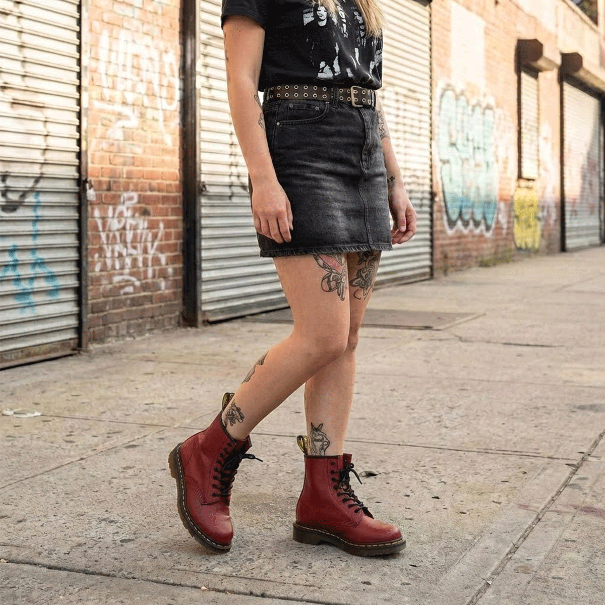 Botas England Dama Rojo