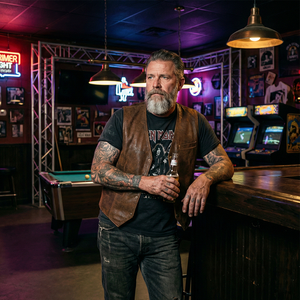 Chaleco Jhon Oro Avejentado