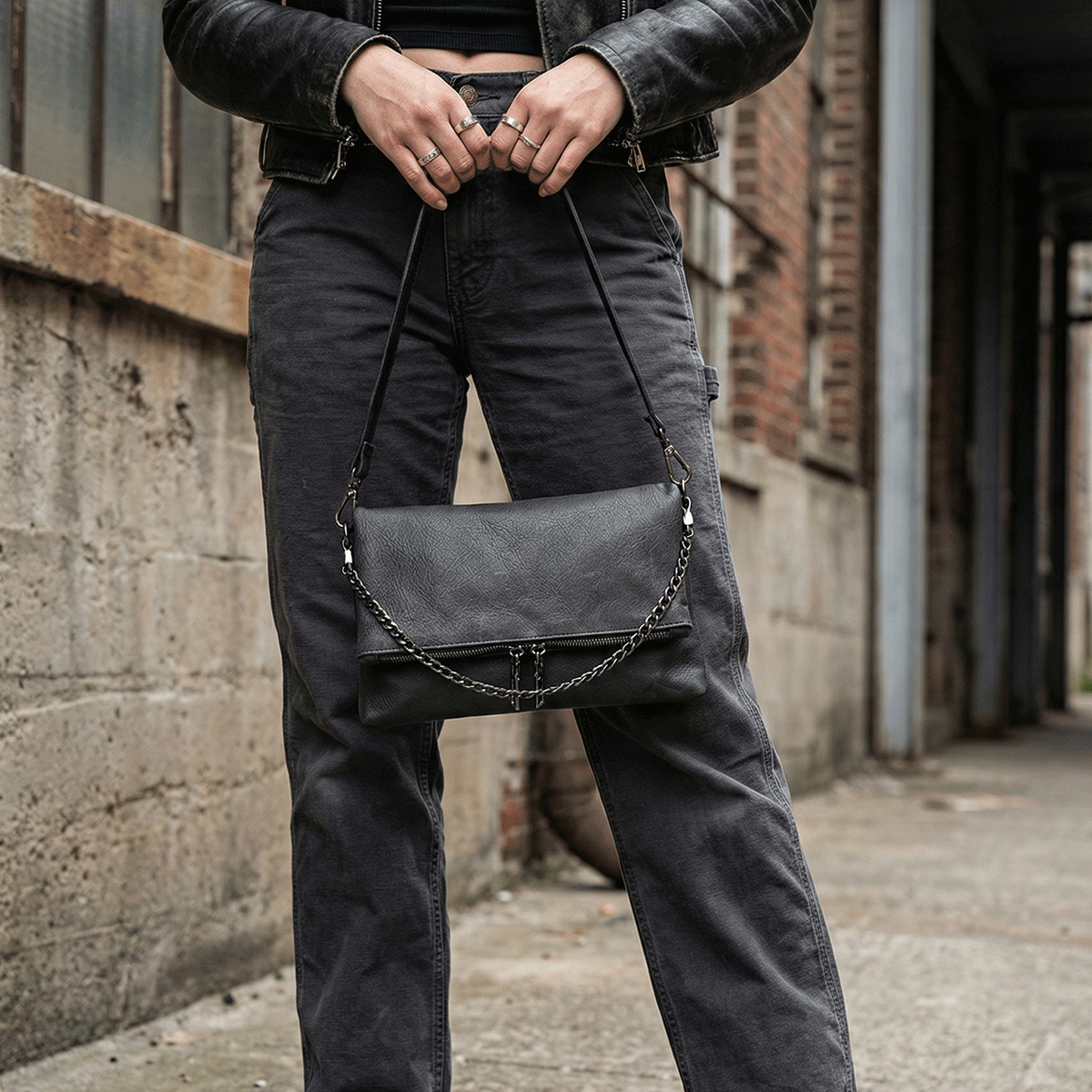 Bolso Pax Tierra Gris