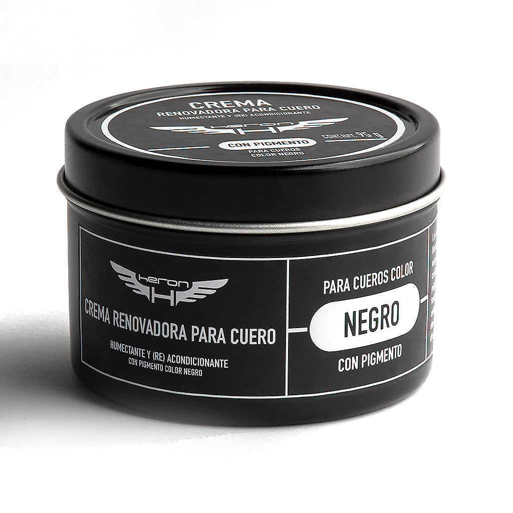 Crema Renovadora Para Cuero COLOR NEGRO