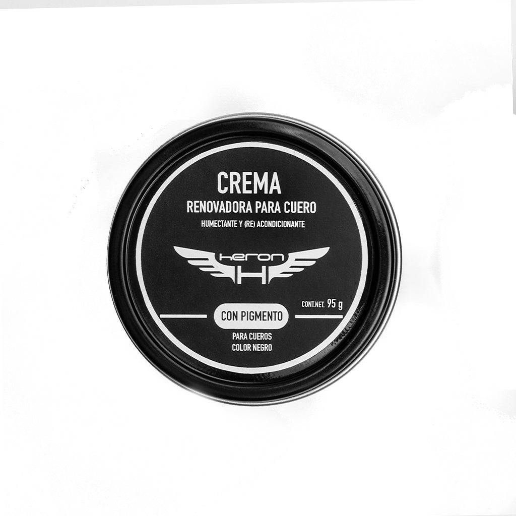 Crema Renovadora Para Cuero COLOR NEGRO