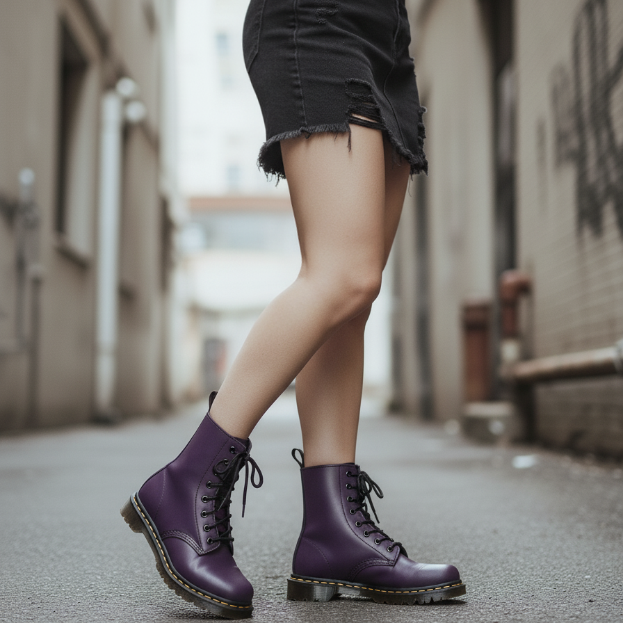 Botas England Dama Morado