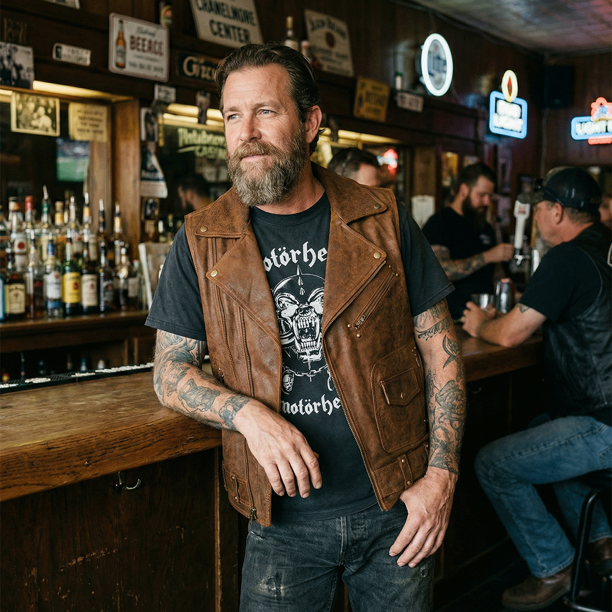 Chaleco Hunter Oro Avejentado