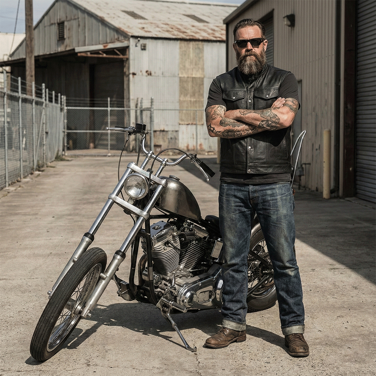 Chaleco Anarchy Tierra Gris