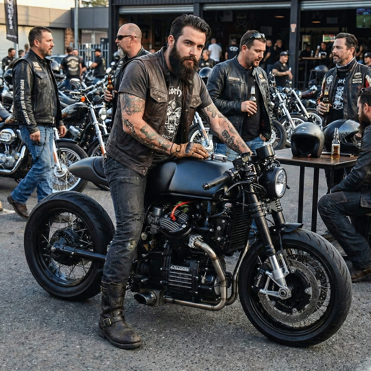 Chaleco Anarchy Tinto