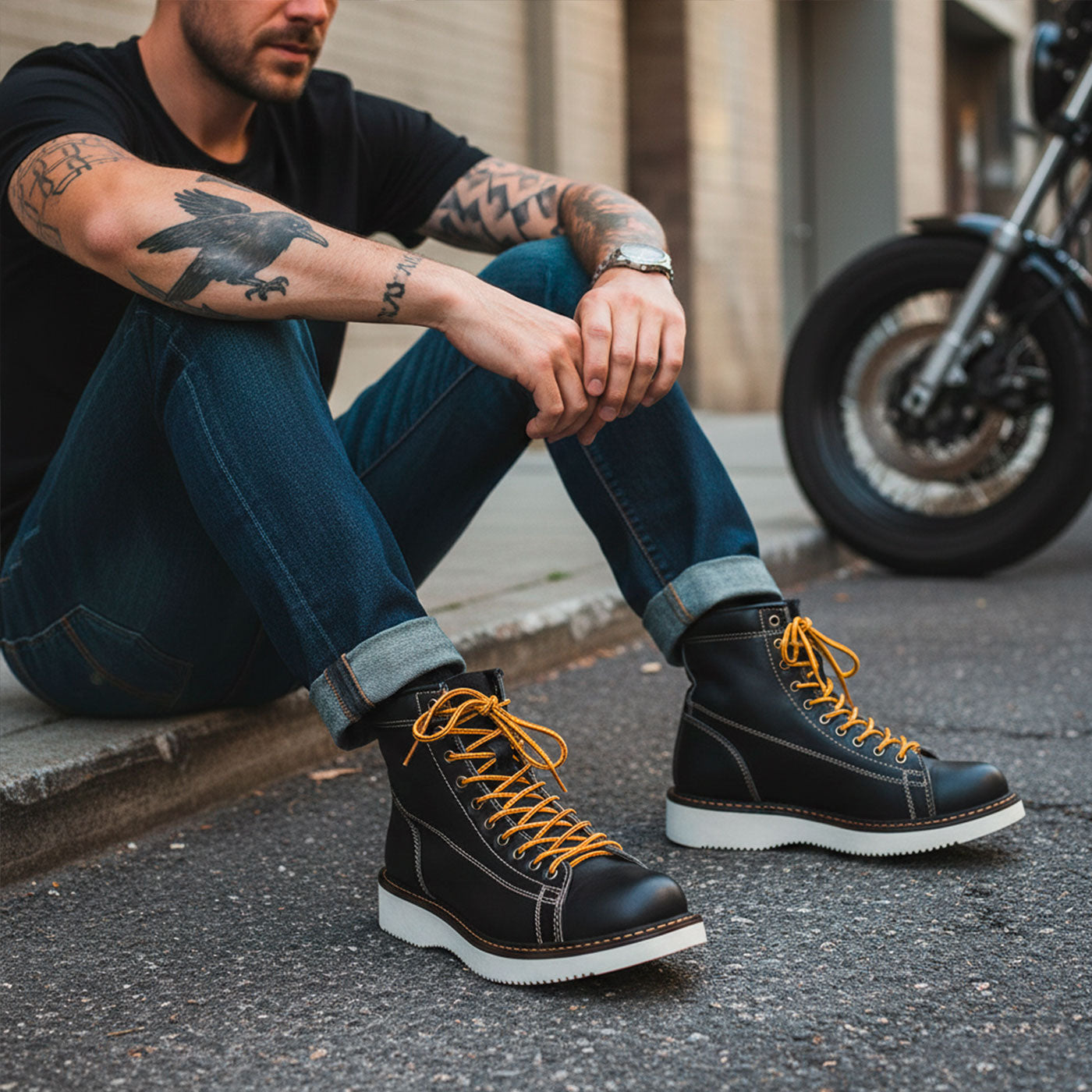 Botas British Negro