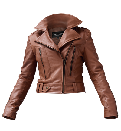 Chamarras de piel sales cortas